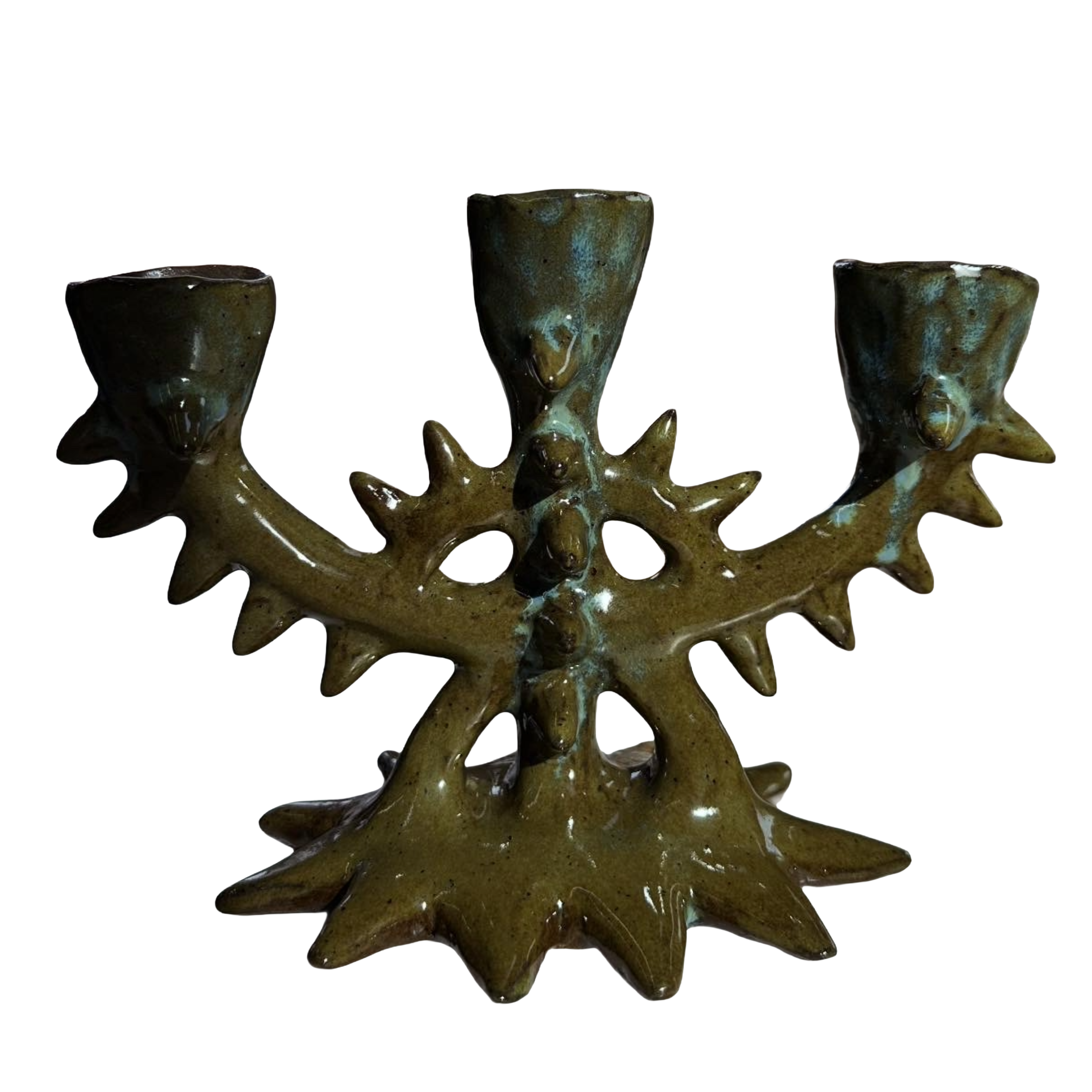 Blue candelabra